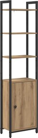 vidaXL Könyvespolc Artisan tölgy 40 x 24 x 161 cm Faanyag