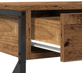 Tábla Régi Fa 100x28x75 cm Műanyag Fa és Acél