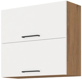 Felső konyhaszekrény Virion 80 WH 2G F (lancelot tölgy + fehér). 1032535
