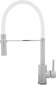 Konyhai csaptelep Kernau Kwt 20 Po Chrome/white ezüst fehér