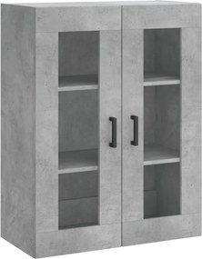 vidaXL betonszürke fali szekrény 69,5x34x90 cm
