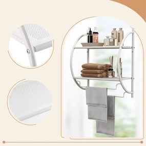 Falra szerelhető törölközőtartó