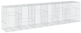 horganyzott vas gabion kosár fedéllel 600 x 100 x 150 cm