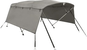 vidaXL négyágú bimini tető oldalfalakkal 243 x (200-213) x 137 cm