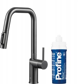 Kfa Konyhai Csaptelep Duero Pure Style Profine Blue S, Gun Metal Grey