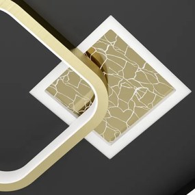 Eglo 901245 - LED Mennyezeti lámpa TIRIOLO LED/16,2W/230V+1xLED/9,2W fekete/arany