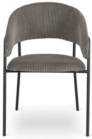 Szürke Kordbársony Étkezőszék TINKA