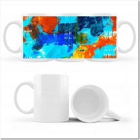 Nyomott mintás bögre Absztrakt légy