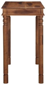 bárasztal 120x60x107 cm tömör fa akácfa