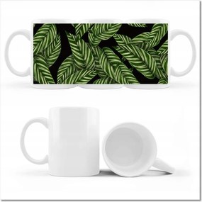 Fotós bögre Zöld levelek Trópusok