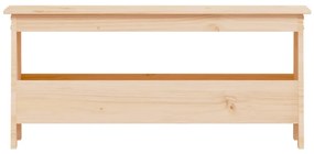 tömör fenyőfa előszoba pad 100 x 28 x 45 cm