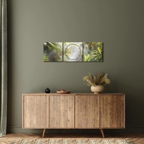 Kép - Trópusi esőerdő (órával) (90x30 cm)