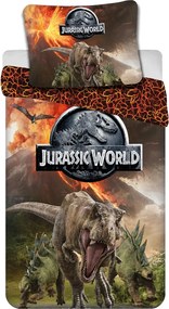 Jurassic World Volcano ágyneműhuzat 140×200cm, 70×90 cm microfibre