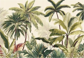 Fotótapéta pálmafák zöld trópusi erdő 416 x 254 15757veXXXL