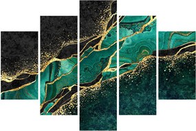 Kép - Kerozin-arany márványozás (150x105 cm)