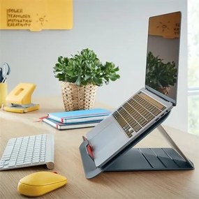 Laptop állvány, LEITZ Ergo Cosy, bársonyszürke (E64260089)