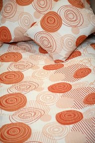 Kata Magyar Krepp Ágyneműhuzat garnitúra 100% pamut bézs terra 3 részes 140 x 200 cm