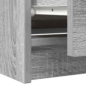 szürke sonoma színű szerelt fa TV-szekrény 100x35x54 cm