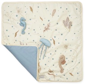 Világossárga játszószőnyeg 80x80 cm Sea Garden – Cam Cam Copenhagen