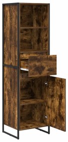 Könyvespolc fiókkal Füstös tölgy 43 x 36 x 150,5 cm Faanyag