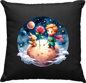 Párna Kis herceg Színes mese 8 Fekete