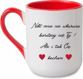 Bögre Senki sem idegesít jobban, mint te.. Valentin nap Piros 330 coffee