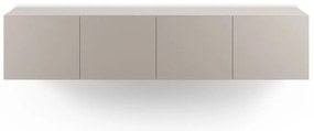 Krémszínű TV-állvány 180x38x35 cm Daroca – Marckeric