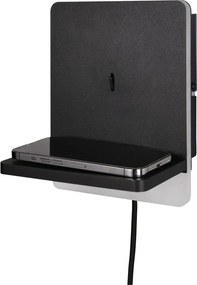 Matt fekete LED dimmelhető fali lámpa Fairfield – Trio