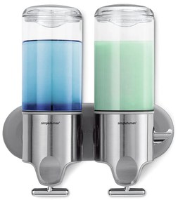 Ezüstszínű fali szappanadagoló rozsdamentes acélból 880 ml - simplehuman