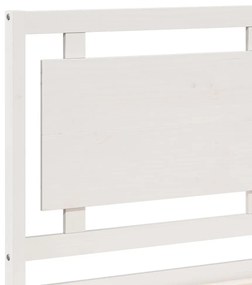 fehér tömör fa extra hosszú ágykeret matrac nélkül 180 x 220 cm