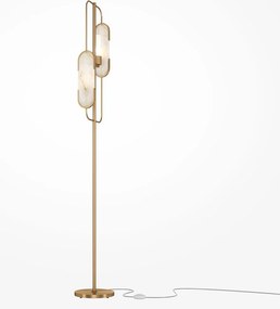 Maytoni modern állólámpa marmo fehér arany mymod099fl-02g