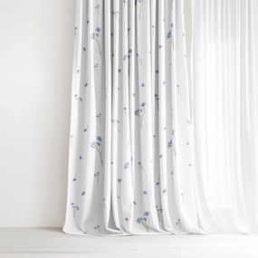 Goldea dekor függöny - kék búzavirág 160x150 cm