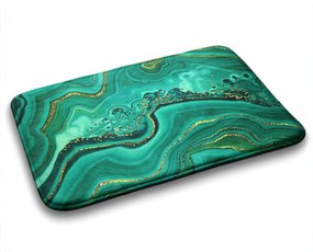 Trendi fürdőszobaszőnyeg Türkiz márvány 90x60 cm