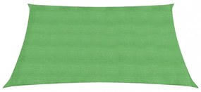 világoszöld HDPE napvitorla 160 g/m² 4,5 x 4,5 m