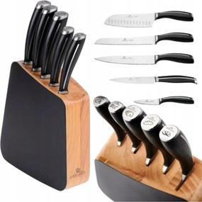 Gerlach Loft Szett 5 Kés Egy Blokkban Konyhai Kés Szett Éles Prémium