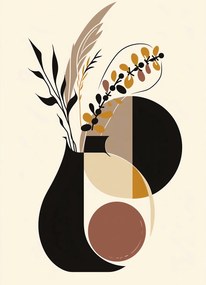 Poszter 20,5x28,4cm Színek a kertben