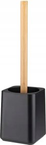 Moreno szabadonálló WC-kefe, fekete, dekoratív