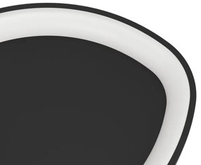 Eglo 901584 - LED Dimmelhető mennyezeti lámpa LORETELLO LED/12W/230V fekete + távirányító