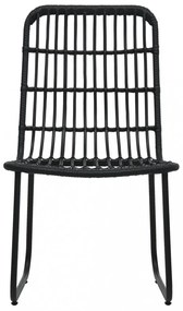 5 részes polyrattan és üveg kültéri étkezőgarnitúra