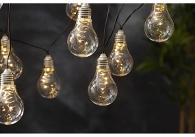 Glow fehér kültéri napelemes LED fényfüzér, hosszúság 1,9 m - Star Trading