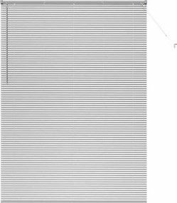 vidaXL Zsalugáter Redőnyök Ezüst 220 x 160 cm Alumínium