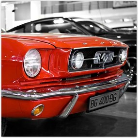 Poszterek 100x100 Piros Mustang