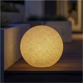 Kanlux 45937 - Kültéri lámpa STONO 1xE27/20W/230V átm. 50 cm IP65 bézs