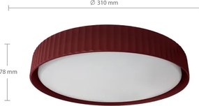 Brilagi - LUCIA LED mennyezeti lámpa, 24W/230V, átm. 31 cm, piros