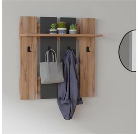 Fali fogas MITA 70x70 cm antracit/barna