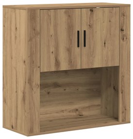 Fali Szekrény Mesteri Tölgy 80x33x80 cm Forgácslap