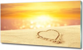 Fotó kép edzett üveg híd a folyón 125x50