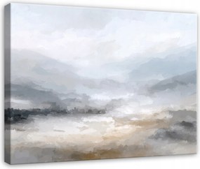 Vászonkép Absztrakt Akvarell Szürke Művészet A Nappali Hálószobájába 120x80