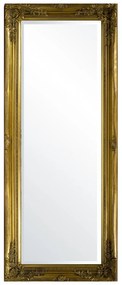 Barokkos faragású antikolt óarany fali tükör 54x134x4cm