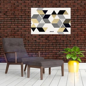 Kép - Geometriai formák N⁰1 (90x60 cm)